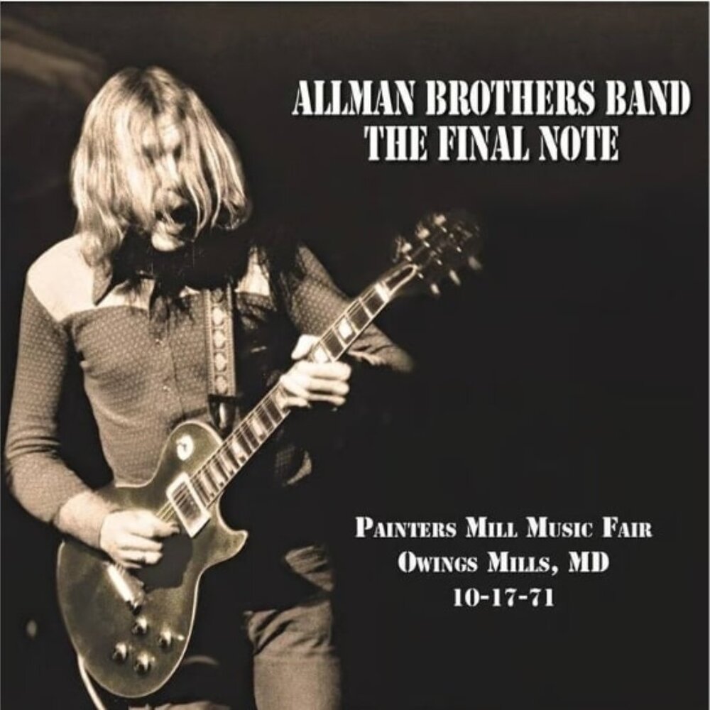 The Allman Brothers Band The Final Note 2LP ~RSD 2021 ~Black & White Swirl ~New!